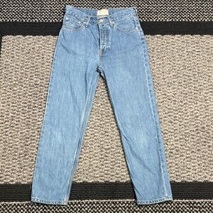 Everlane The Summer Slouch Jean Women’s 23 Button Fly Relaxed Straight Denim
